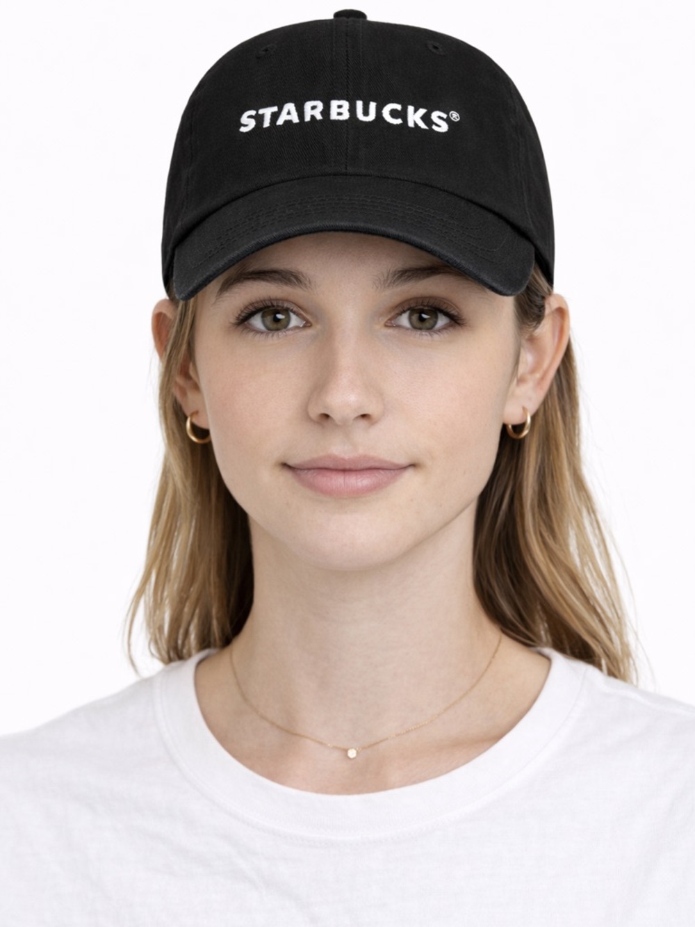 Starbucks Logo Hat Black Adjustable Strapback Cap